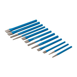 Poinçons et Chasse-Goupilles - Lot de 12 Pièces - Outils Pratiques pour Mécanique - Silverline
