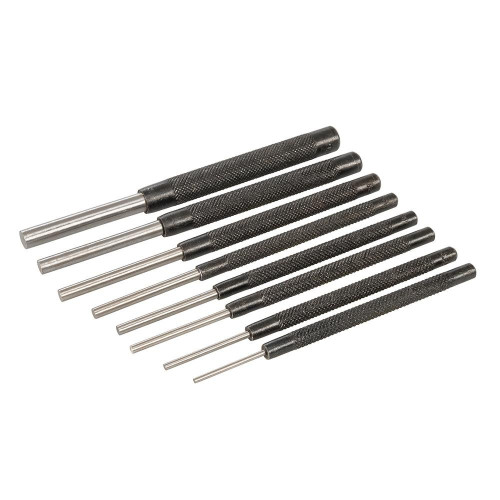 Chasse-Goupilles 8 pcs - Outils Précis pour Assemblage - Idéal pour Mécanique et Réparation - Silverline
