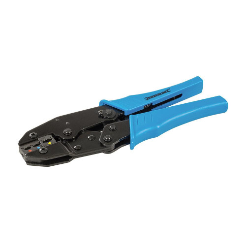 Pince à Sertir à Cliquet 220 mm - Précision et Confort d'Utilisation - Silverline
