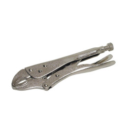 Pince Étau Autobloquante 220 mm Incurvée – Prise Sûre et Précise – Outil Indispensable - Silverline

