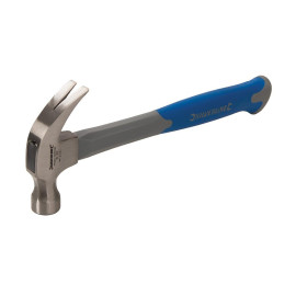 Marteau Arrache-Clous Fibres de Verre 16 oz - Léger et Résistant - Idéal pour Travaux de Finition - Silverline
