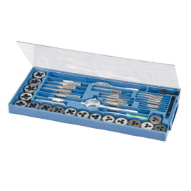 Tarauds et Filières 40 pcs - Outils de Filetage Précis - Idéal pour Réparations Mécaniques - Silverline
