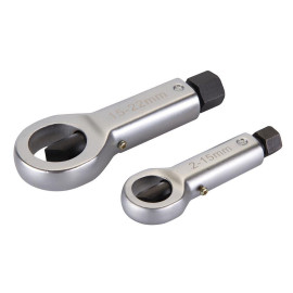Casse-écrous 2 pcs 2-15 mm et 15-22 mm - Outil Pratique pour Dévisser Écrous Serrés - Silverline
