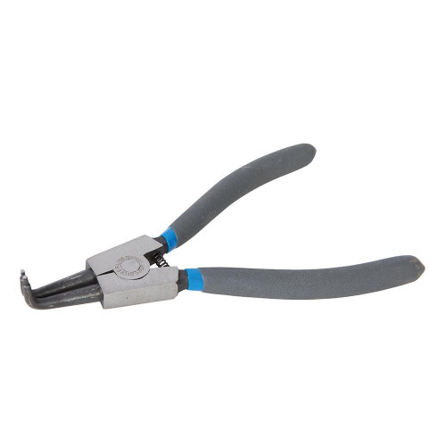 Pince à Bec Courbé pour Circlips Externes 180 mm - Précision et Ergonomie - Outil Indispensable - Silverline
