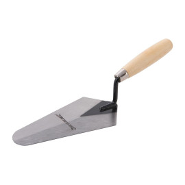 Truelle Arrondie 180 x 100 mm - Outil de Maçonnerie Précis - Idéal pour Finitions - Silverline
