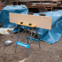 Établi Portable 100 kg - Robuste et Pratique - Idéal pour Bricolage et Travaux Manuels - Silverline
