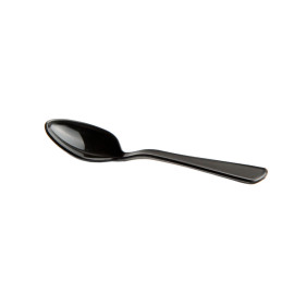 1000 mini cuillères L. 96 mm "spécial apéritif, cocktail" réutilisable, recyclable 100% Française - Noir - D-Work
