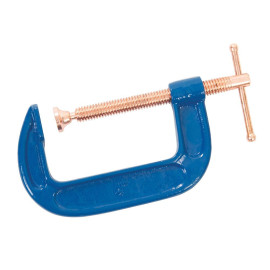 Presse en C 100 mm - Outil de Serrage Précis - Idéal pour Menuiserie et Bricolage - Silverline
