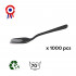 1000 mini forks L. 96 mm "special aperitif, cocktail" reusable, recyclable 100% French - Black - D-Work