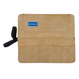 Trousse en Daim pour Burins et Ciseaux - 8 Poches, 440 x 380 mm - Organisation Pratique des Outils - Silverline
