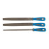 Limes Demi-Douce 250 mm - Lot de 3 - Outils Précis pour Finitions Soignées - Silverline
