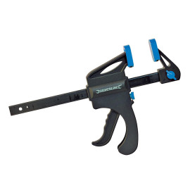 Presse à Serrage Rapide 150 mm - Précision et Efficacité - Outil Indispensable pour Bricoleurs - Silverline
