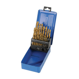 Mèches en Acier Rapide HSS Titane - Lot de 19 Pièces - Précision et Durabilité - Silverline
