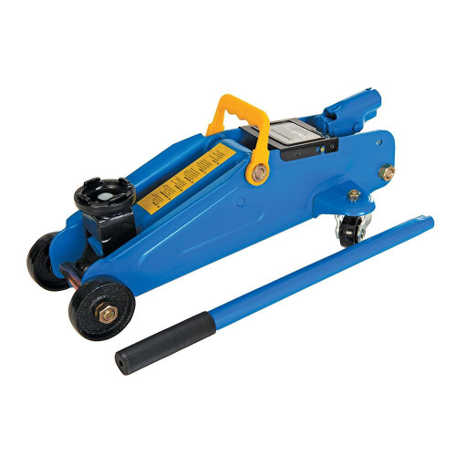 Cric Rouleur Hydraulique 2 Tonnes - Capacité Élevée - Idéal pour Entretien Automobile - Silverline
