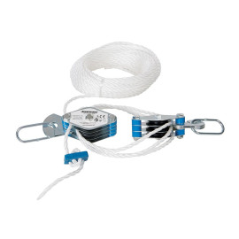 Treuil à Poulie 180 kg - Capacité de Levage Élevée - Idéal pour Manutention et Transport - Silverline
