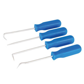 Pics et Crochets 140 mm - Lot de 4 - Outils Pratiques pour Divers Usages - Silverline
