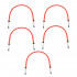 5 ostacoli di precisione ad arco/ostacoli Ht.40 x L. 50 cm "calcio speciale" - D-Work