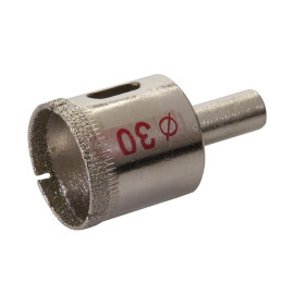 Scie-Cloche Diamantée 30 mm - Découpe Précise et Durable - Idéale pour Matériaux Durs - Silverline

