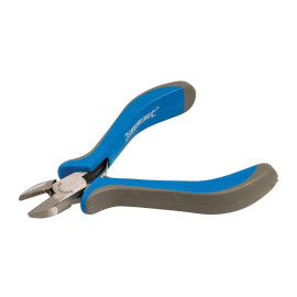 Mini-Pince Coupante Diagonale 115 mm - Précision et Ergonomie - Idéale pour Détail - Silverline
