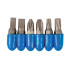 Tournevis Court à Cliquet 7 pcs - Précision et Polyvalence - Outil Indispensable pour Bricoleurs - Silverline
