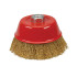 Brosse Boisseau à Fils d'Acier Laitonnés 125 mm – Nettoyage Efficace et Durable - Silverline
