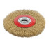 Brosse Circulaire en Acier Laitonné 125 x 20 mm – Nettoyage Efficace et Durable - Silverline
