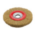 Brosse Circulaire en Acier Laitonné 200 x 32 mm – Résistante et Efficace pour Nettoyage - Silverline
