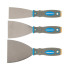 Couteaux à Enduire Expert - Lot de 3, 50, 75 et 100 mm - Outils de Finition de Qualité - Silverline
