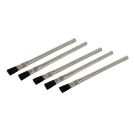 Pinceaux à Flux de Soudure 15 mm - Lot de 5 - Précision et Facilité d'Application - Silverline
