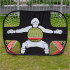 2 in 1 football cage for precision shooting 120 x 85 x 85 cm nylon - D-Work