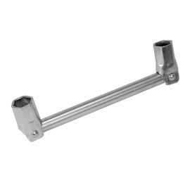 Clé d'Échafaudage Double 7/16" et 1/2" - Outil Pratique pour Assemblage - Résistance et Durabilité - Silverline
