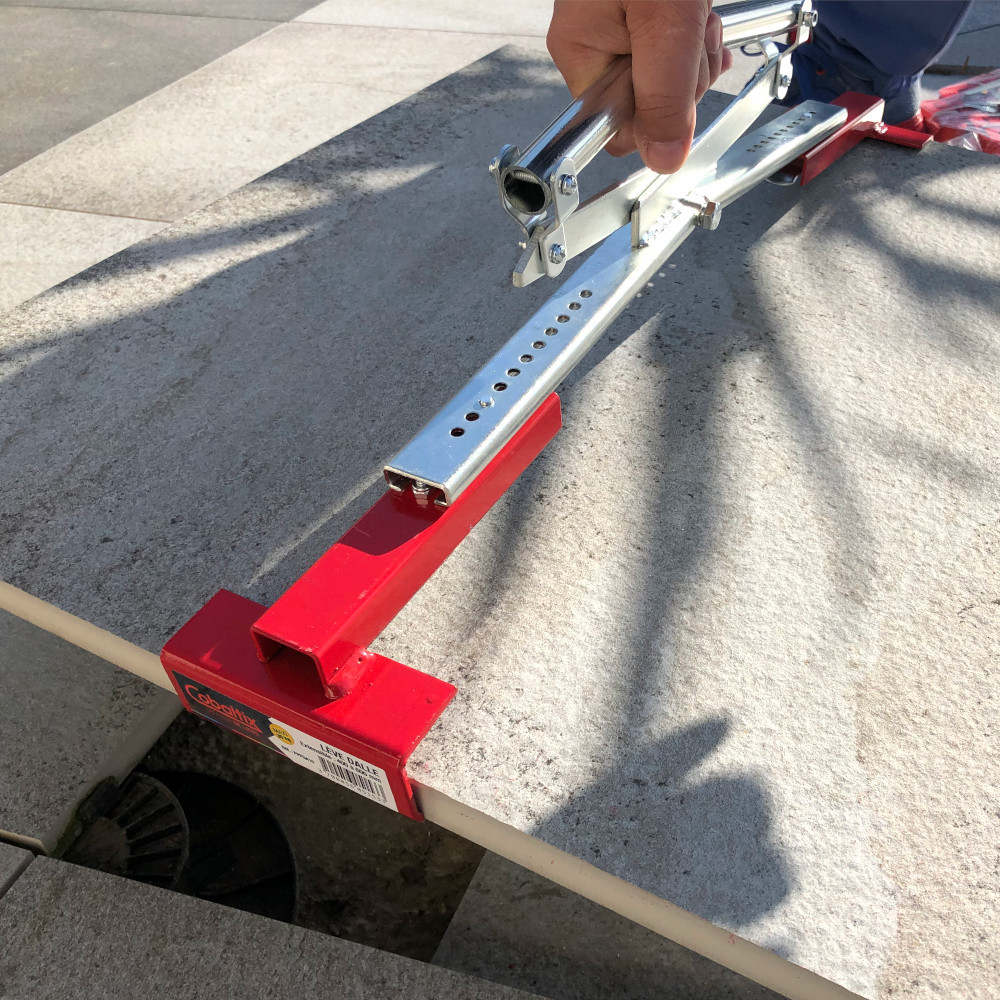 Lève Dalle / Porte Dalle 1 Main PRO Réglable De 350 à 630 Mm Charge Maxi 30 Kg - PPDDA10 - Cobaltix 10 Ported alle